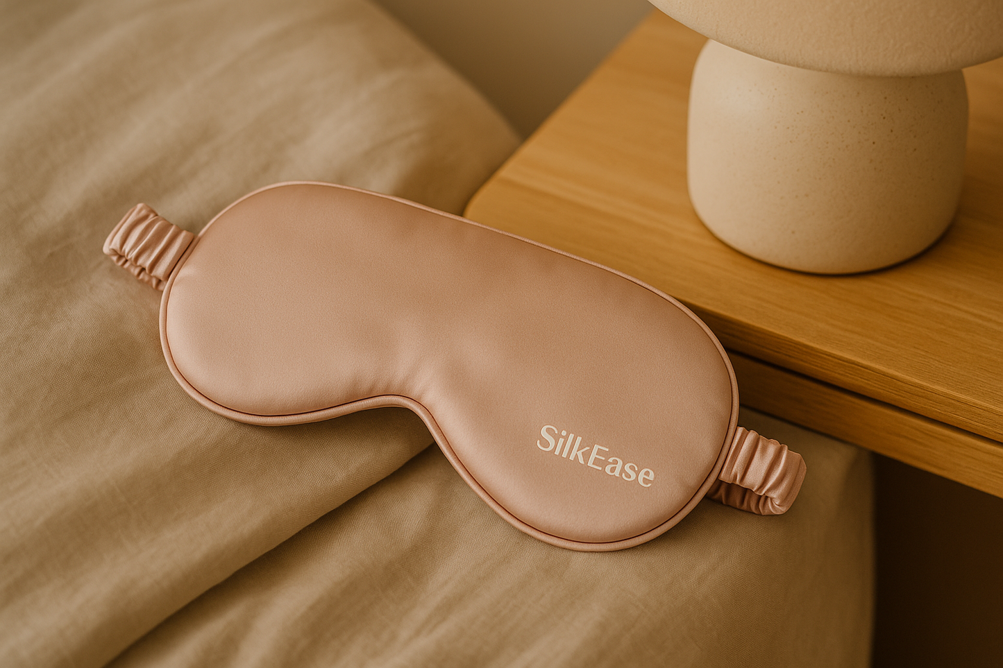 SilkEase Sleep Mask - 100% Mulberry Silk
