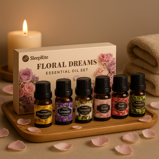 Floral Dreams Essential Oil Set -6 Piece Aromatherapy Collection